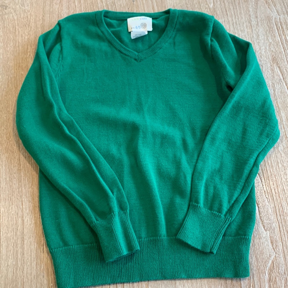 Crewcuts Emerald Green Sweater